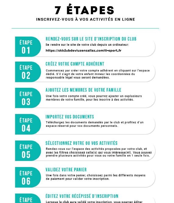 Préinscriptions Initiation/Compétition/Ados/Adulte 2025-2026