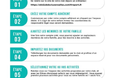 Préinscriptions Initiation/Compétition/Ados/Adulte 2025-2026
