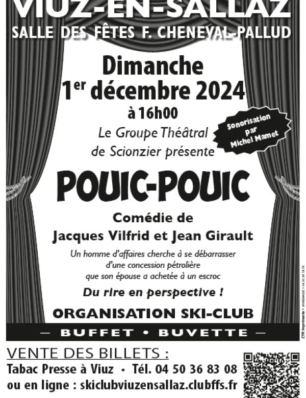 Théâtre Dimanche 1er Décembre 2024 - 16h