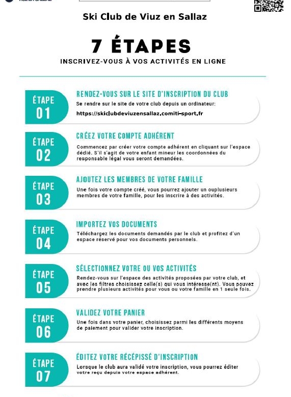 Préinscriptions Initiation/Compétition/Ados/Adulte 2025-2026