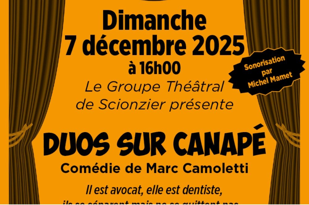 Théâtre Dimanche 7 Décembre 2025 - 16h